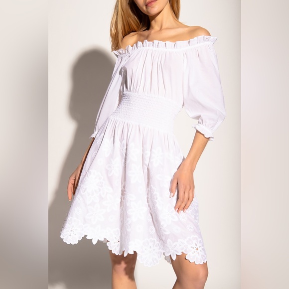 kate spade Dresses & Skirts - 🆕 Kate Spade Broderie Anglaise Floral Smocked Summer Dress, New with Tags, XL